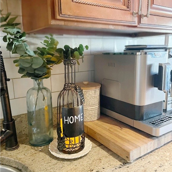 Wine Bottle Flameless Candle Holder by Sophie's Joy - Picture 3 of 5